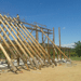 Construcción barraca Delta del Ebro